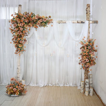 Load image into Gallery viewer, Terracotta & Brown Wedding Arch Flowers Autumn Swag for Ceremony Backdrop