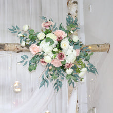 Load image into Gallery viewer, Wedding Arch Flowers in Dusty Pink, Blush & White, Dreamy Garden Décor