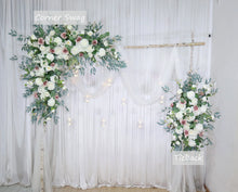 Load image into Gallery viewer, Wedding Arch Flowers in Dusty Pink & White , Elegant Outdoor Ceremony Décor