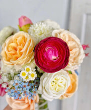 Load image into Gallery viewer, Free-Form Bridal Bouquet in Spring Color, Wildflowers Boho Wedding Bouquet
