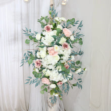 Load image into Gallery viewer, Wedding Arch Flowers in Dusty Pink, Blush &amp; White, Dreamy Garden Décor
